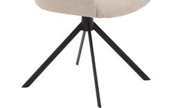 Goossens eetkamerstoel hera beige stof - 8221049-02