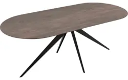 Goossens excellent eettafel uniek donker bruin eiken - 8221189-03