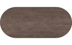 Goossens excellent eettafel uniek donker bruin eiken - 8221193-03