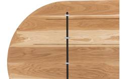 Goossens excellent eettafel uniek blank eiken - 8221205-03
