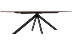 Goossens excellent eettafel uniek donker bruin eiken - 8221251-01