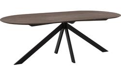 Goossens excellent eettafel uniek donker bruin eiken - 8221305-01
