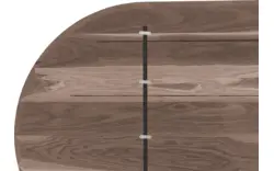 Goossens excellent eettafel uniek donker bruin eiken - 8221307-03