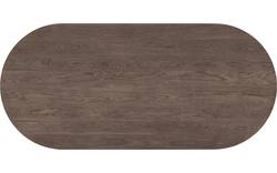 Goossens excellent eettafel uniek donker bruin eiken - 8221527-03