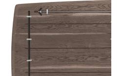 Goossens excellent eettafel uniek donker bruin eiken - 8221584-03