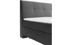Goossens basic boxspring compleet gusta grijs stof - 8221907-01