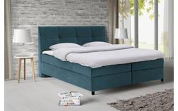 Goossens basic boxspring compleet gusta groen stof - 8221903-01