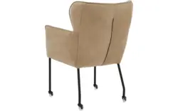Goossens excellent eetkamerstoel leogang bruin leer - 8222213-01