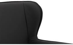Goossens excellent eetkamerstoel leogang grijs leer - 8222215-01