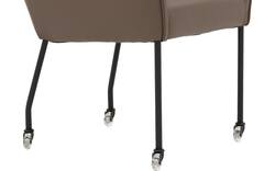Goossens excellent eetkamerstoel leogang bruin leer - 8222216-01