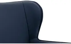 Goossens excellent eetkamerstoel leogang blauw leer - 8222218-01