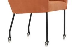 Goossens excellent eetkamerstoel leogang bruin leer - 8222219-01