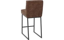 Goossens excellent barkruk tom bruin leer - 8222560-02