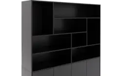 Goossens basic buffetkast madrid zwart melamine - 8222630-01