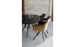 Goossens excellent eettafel uniek zwart eiken - 8219569-04