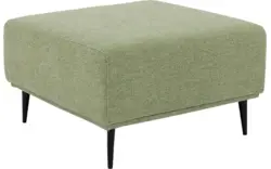 Goossens excellent voetenbank prato groen stof - 8223416-01