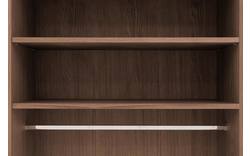 Goossens excellent kledingkast nature donker bruin eiken - 8223439-02