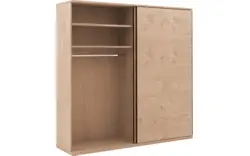 Goossens excellent kledingkast nature wit eiken - 8223443-02