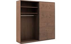 Goossens excellent kledingkast nature donker bruin eiken - 8223447-02