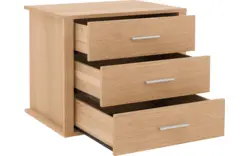 Goossens inzetladenblok duo wit eiken - 8223505-04