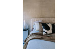 Goossens bedframe attent beige stof - 8219244-02a