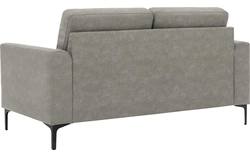 Goossens zitbank dallas grijs micro leer - 8223661-01
