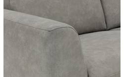 Goossens zitbank dallas grijs micro leer - 8223661-01