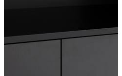 Goossens basic buffetkast madrid zwart melamine - 8223663-01