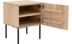Goossens nachtkastje capelli onbewerkt eiken - 8223665-01