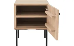 Goossens nachtkastje capelli wit eiken - 8223946-01