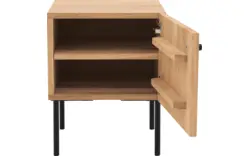 Goossens nachtkastje capelli blank eiken - 8223947-01