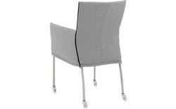 Goossens eetkamerstoel funk grijs stof - 8224102-02