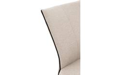 Goossens eetkamerstoel funk beige stof - 8224109-01
