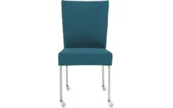 Goossens eetkamerstoel funk blauw stof - 8224111-01