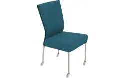 Goossens eetkamerstoel funk blauw stof - 8224111-01