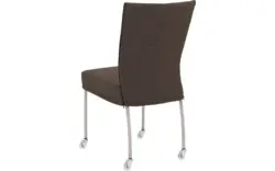 Goossens eetkamerstoel funk bruin stof - 8224113-01