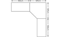 Goossens excellent kast systeem statement compleet wit hoogwaardig meubelplaat - 8226611-01