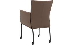 Goossens eetkamerstoel funk bruin leer - 8227237-02