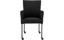 Goossens eetkamerstoel funk grijs stof - 8227248-03
