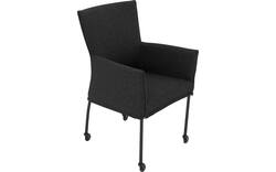 Goossens eetkamerstoel funk grijs stof - 8227248-01