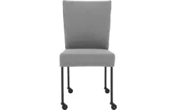 Goossens eetkamerstoel funk grijs stof - 8227270-01