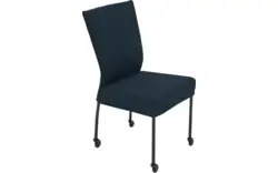 Goossens eetkamerstoel funk blauw stof - 8227273-01