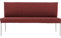 Goossens eetbank funk rood leer - 8227342-01
