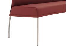 Goossens eetbank funk rood leer - 8227342-01