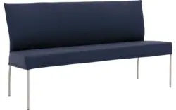 Goossens eetbank funk blauw leer - 8227343-01