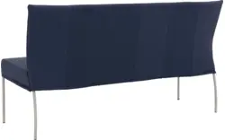 Goossens eetbank funk blauw leer - 8227343-01