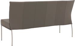Goossens eetbank funk grijs leer - 8227344-02
