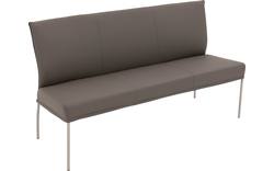 Goossens eetbank funk grijs leer - 8227344-01