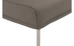 Goossens eetbank funk grijs leer - 8227344-01