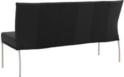 Goossens eetbank funk zwart leer - 8227345-02